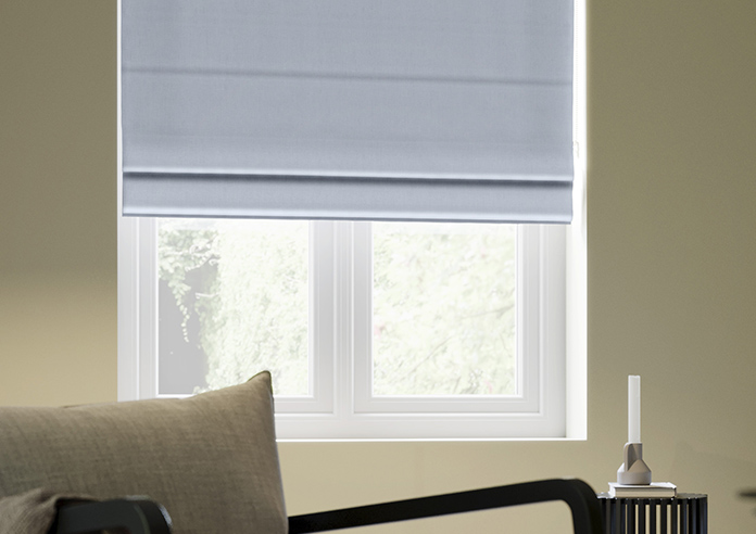 Windermere, Powder Blue - Twist&Fit Roman Blind - Image 5